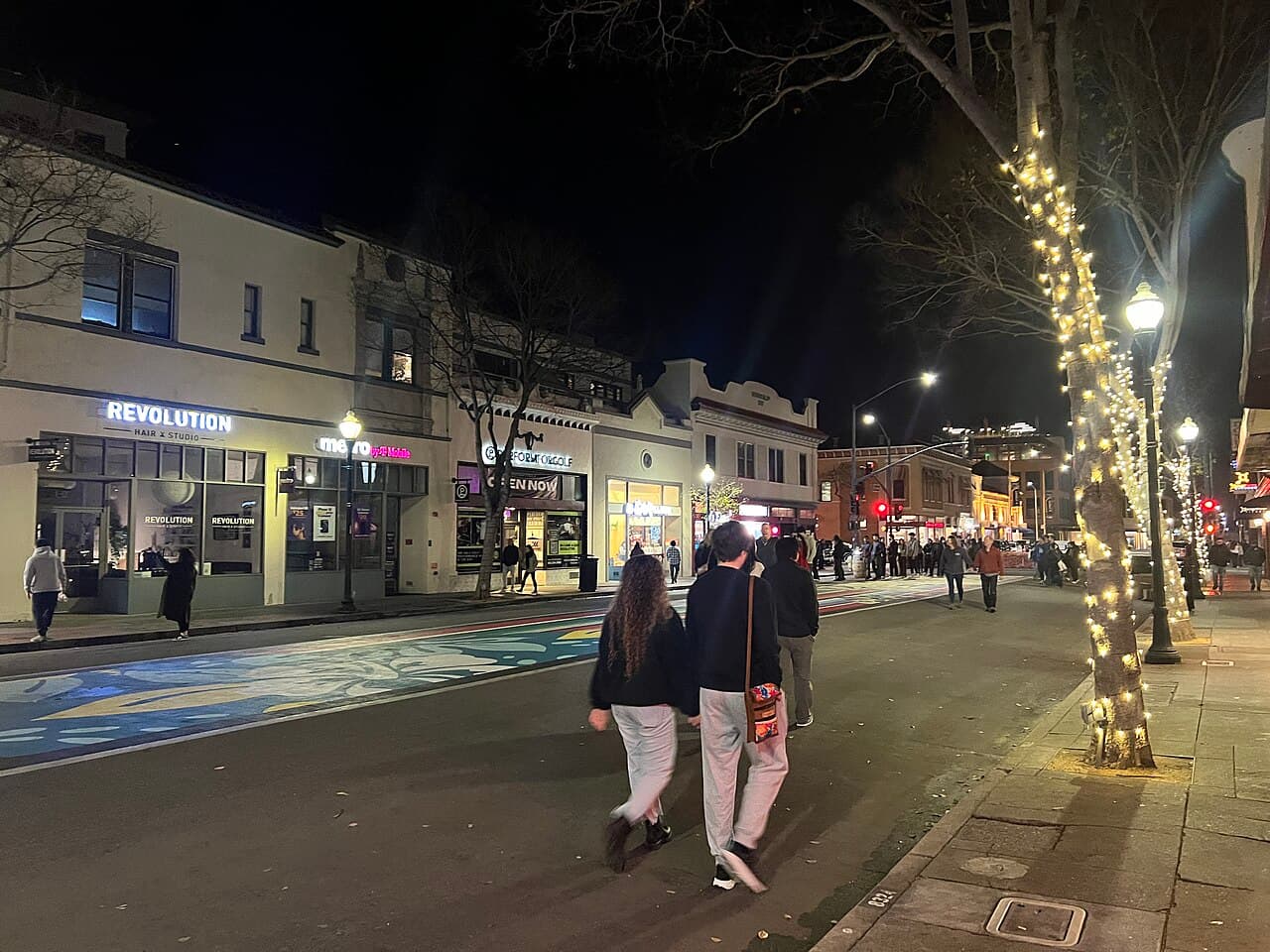 B Street in downtown San Mateo.